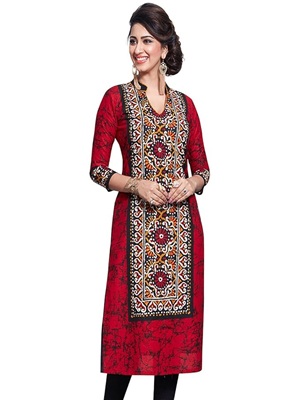 Battik Jaipuri Kurtis for Women